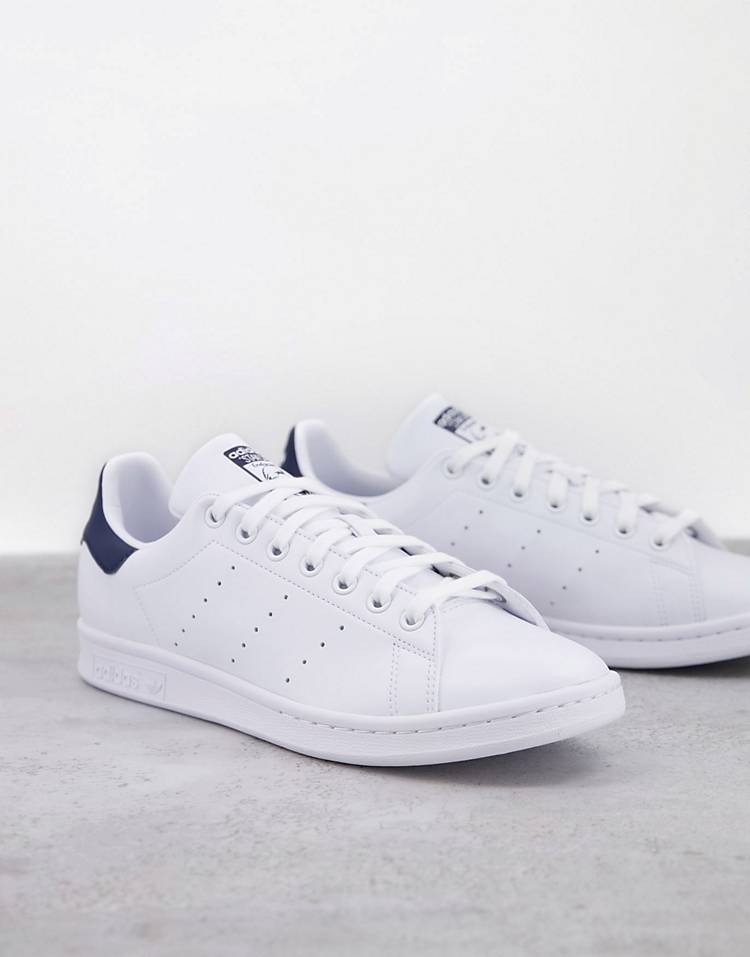 adidas Originals Stan Smith sneakers in white and navy